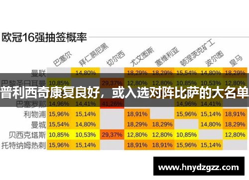 普利西奇康复良好，或入选对阵比萨的大名单